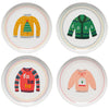 Ugly Christmas Sweater Appetizer Plates (Set of 12)