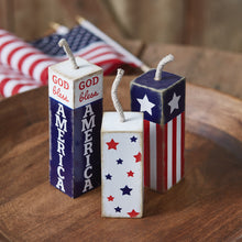  Decorative Firecracker Blocks (Set of 3)