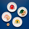 Ugly Christmas Sweater Appetizer Plates (Set of 12)