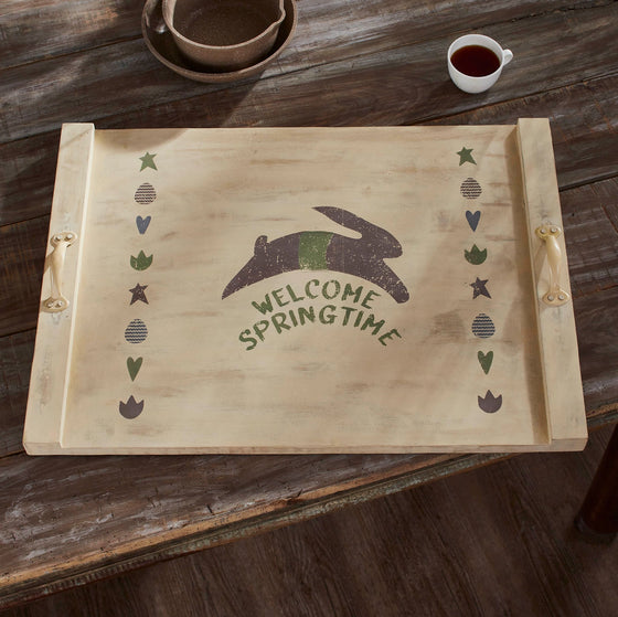 Welcome Springtime Serving Tray