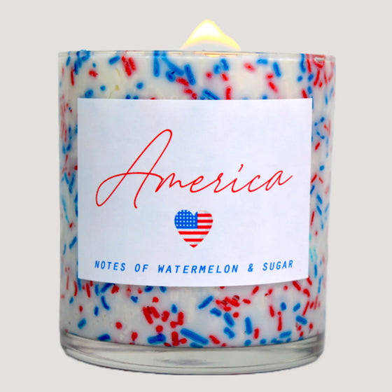 Americana Watermelon Scented Candle