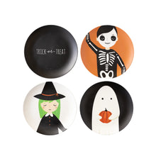  Trick or Treat Reusable Bamboo Plates (8 Count)