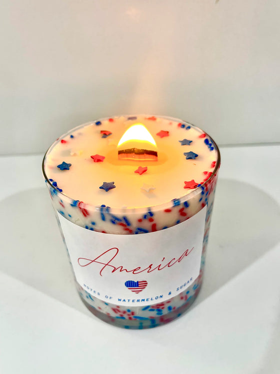 Americana Watermelon Scented Candle