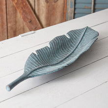  Verdigris Leaf Dish