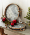 Wine Barrel Tray Set