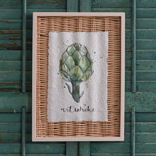  Framed Artichoke Basket Art