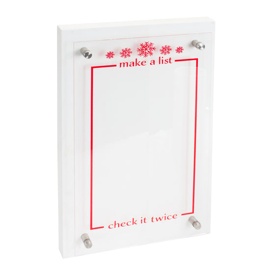 Make A List Acrylic Sign Check