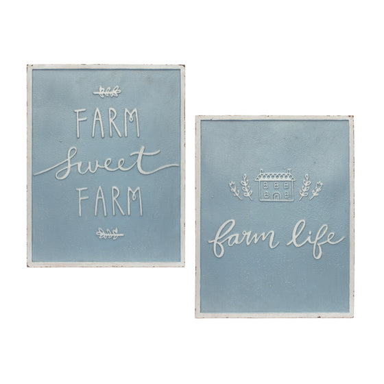 Sweet Farm Life Sign (Set of 2)