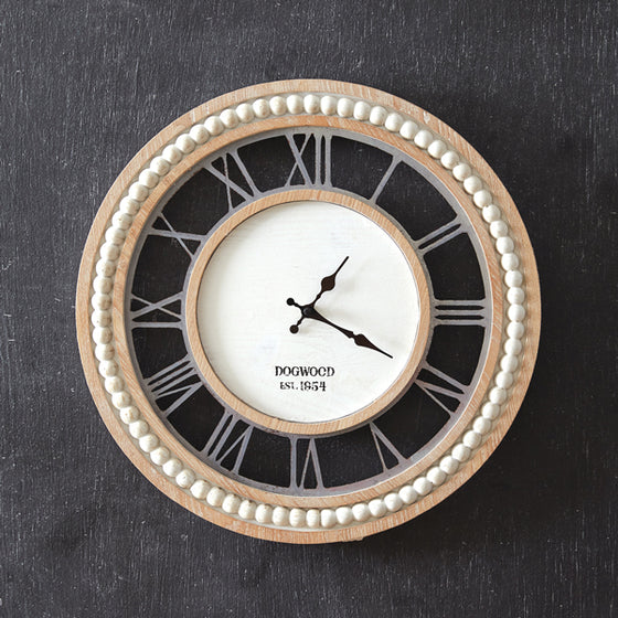 Dogwood Large Wall Clock