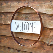  Welcome Rustic Metal Sign