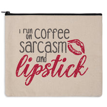  Coffee, Sarcasm, and Lipstick Travel Bag