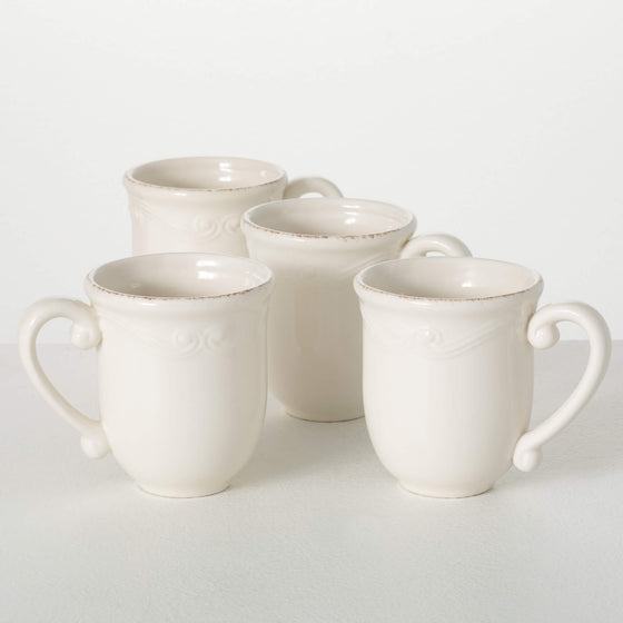 Harrison Ceramic Vintage Mugs (Set of 8)